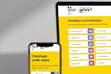 Aperçu du module Lycée sur ordinateur et sur mobile.